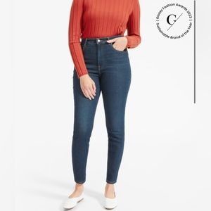 Everlane Authentic Stretch High Rise Skinny Ankle